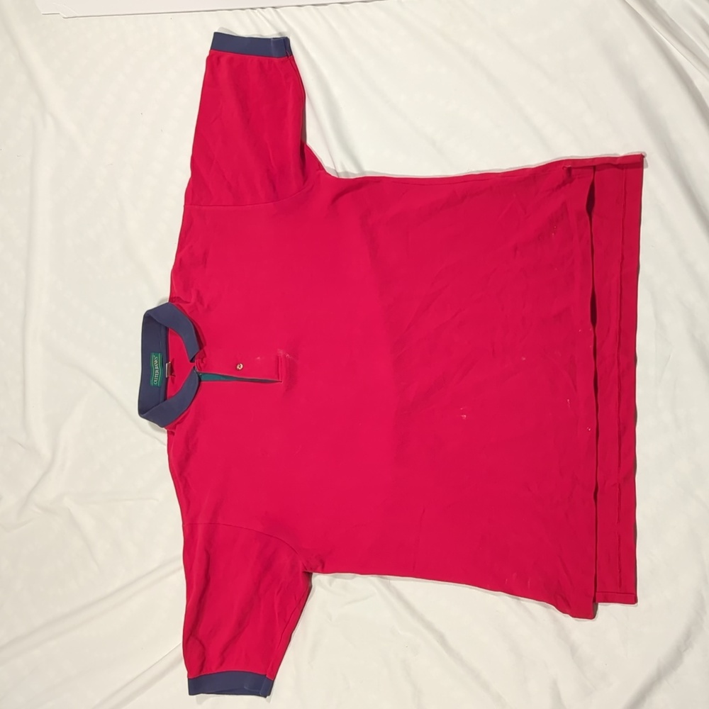 Men's Red Casual Button Down Shirt